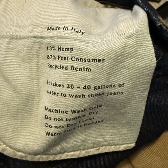 Chloe NWT Papaya straight leg embroidered jeans - Picture 13 of 15